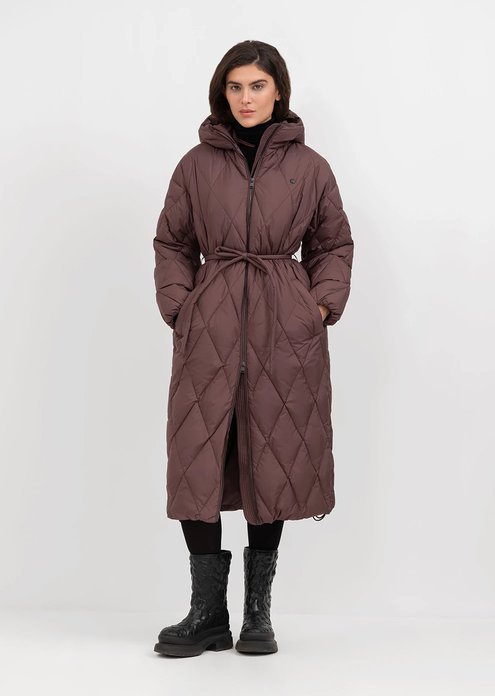 Длинное пуховое пальто (1171UW-1039-A302)