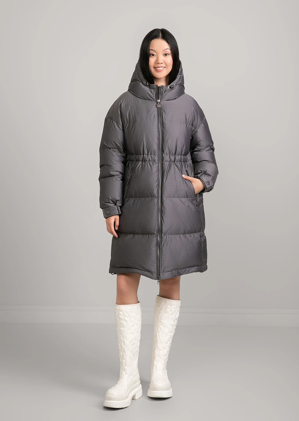 Пуховик с капюшоном (1742OW-0054-OE187)