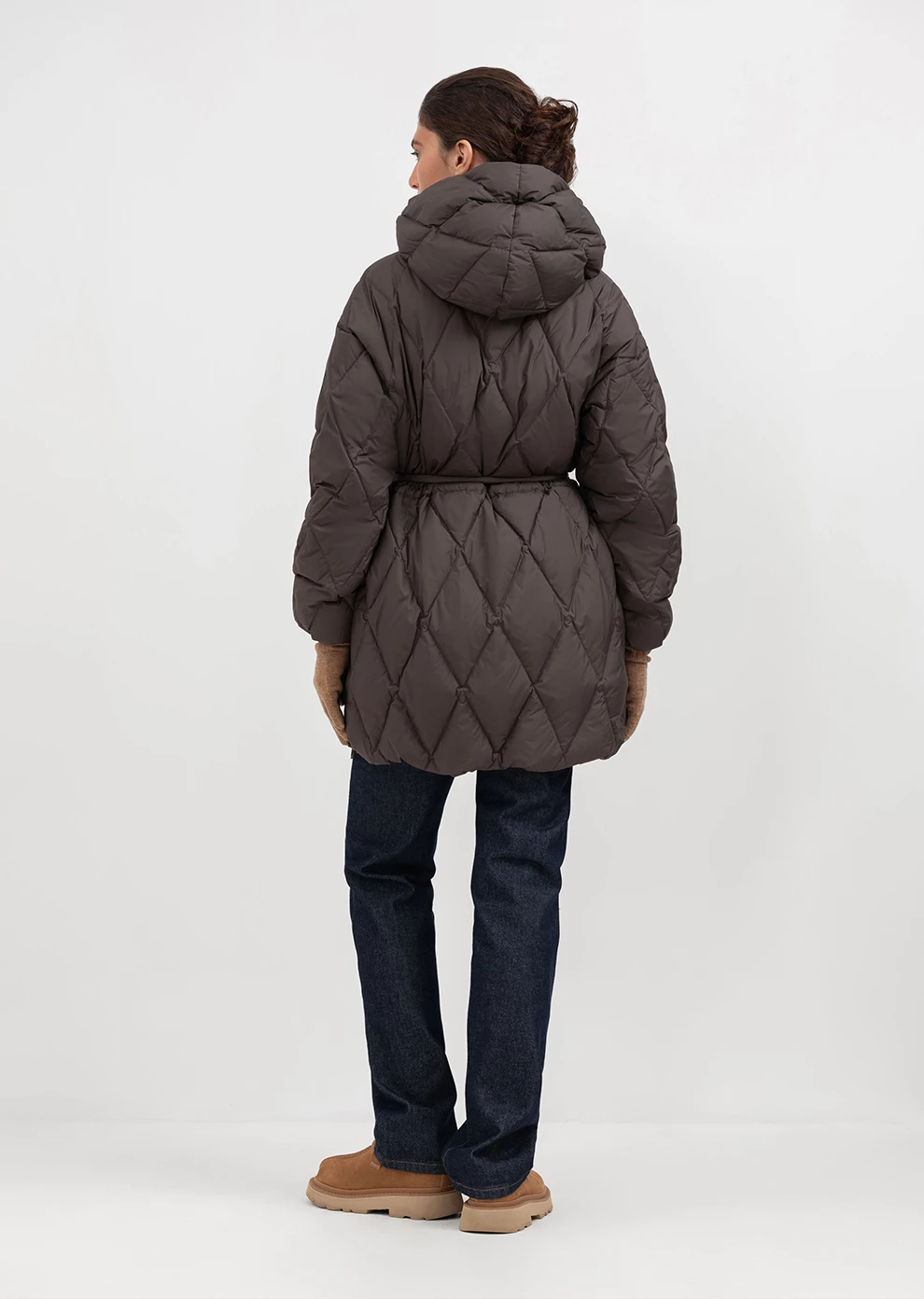 Пуховое пальто с капюшоном (1168UW-1039-A604)