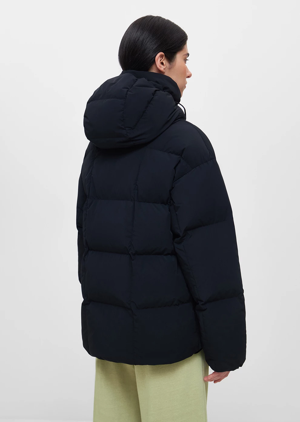 Короткий пуховик с капюшоном (1299SW-1020-A101)