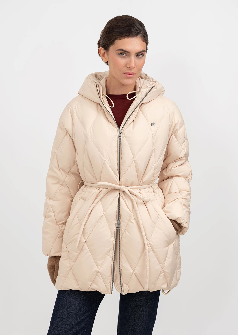 Пуховое пальто с капюшоном (1168UW-1039-A512)