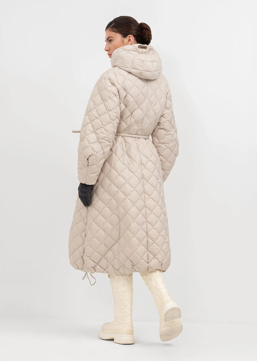 Пуховик длинный с капюшоном (1238UW-1039-A211)