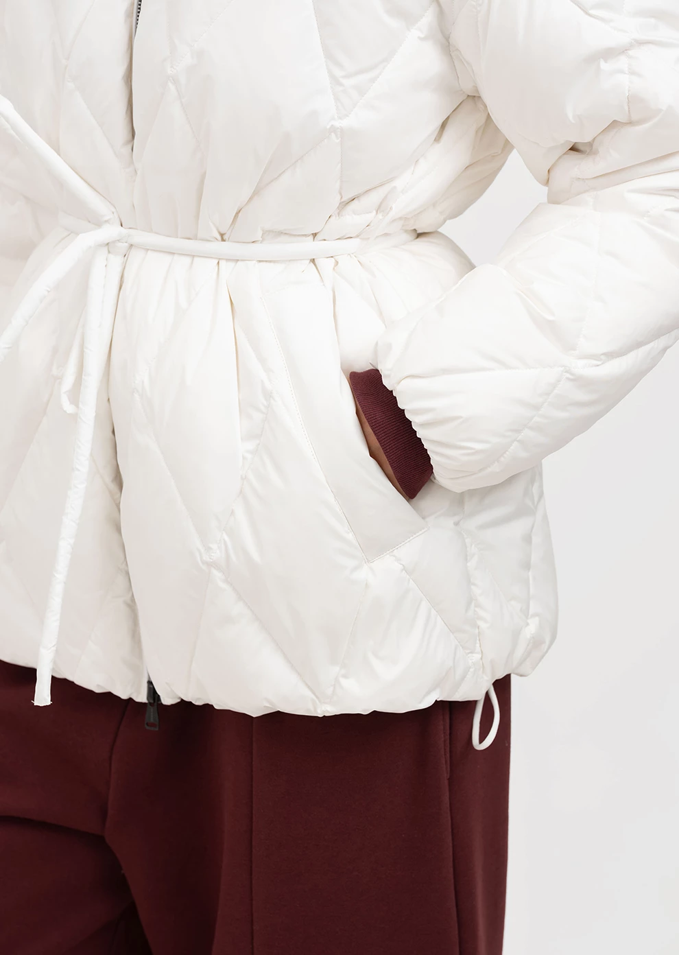 Пуховик демисезонный с капюшоном  (1166UW-1039-A001)