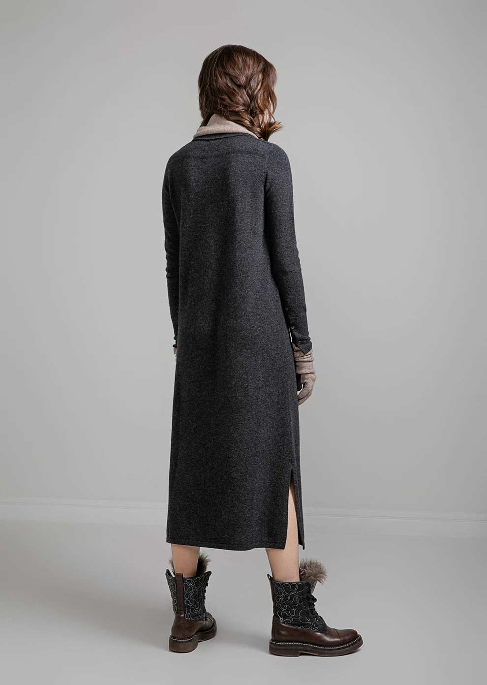 Кашемировое платье (6921MW-0090-MT075)