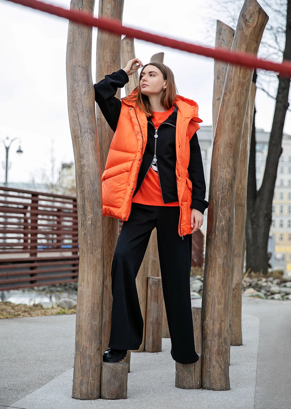 Пуховый жилет (1181MW-0058-MB167)