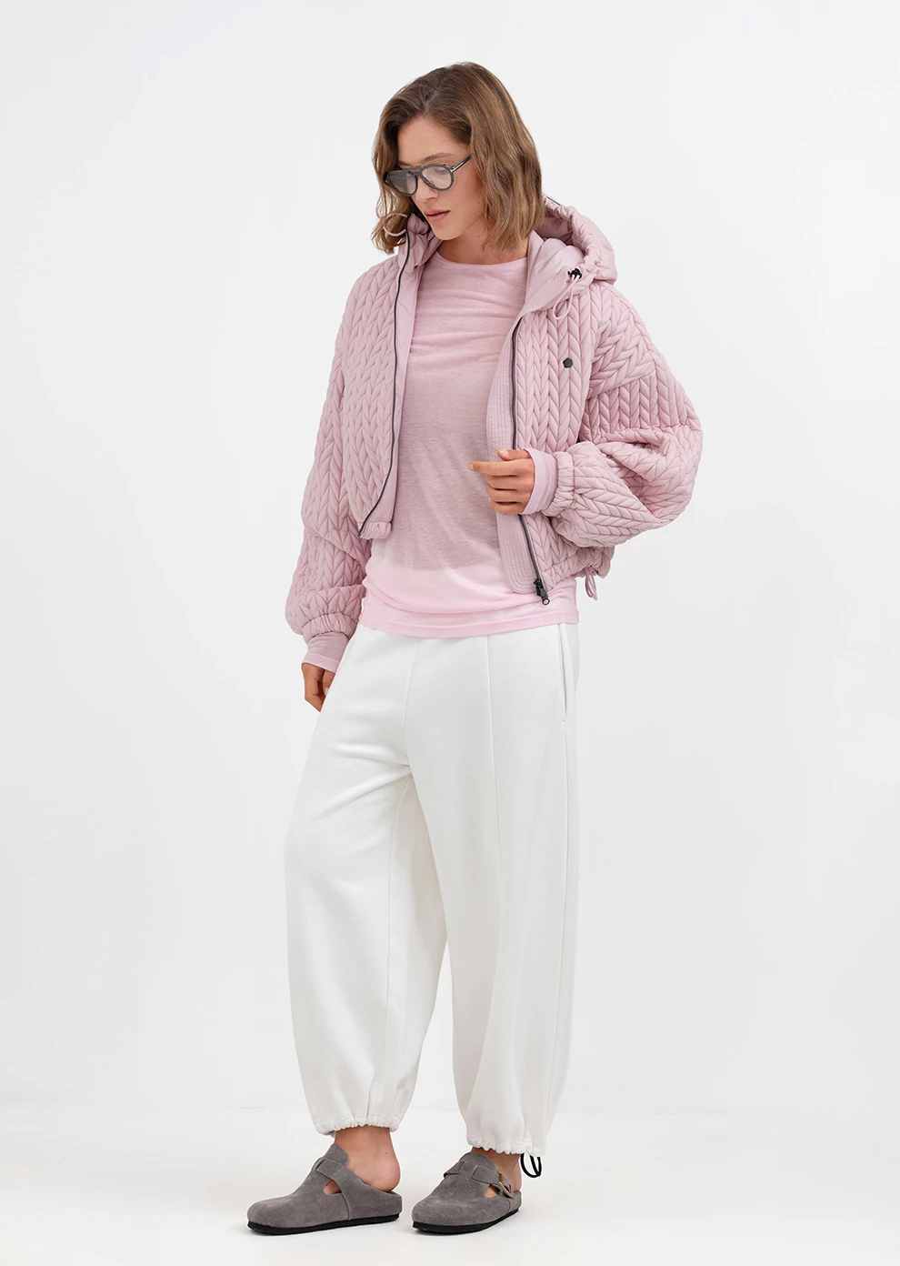 Укороченная утепленная куртка (1843UW-1023-A309)