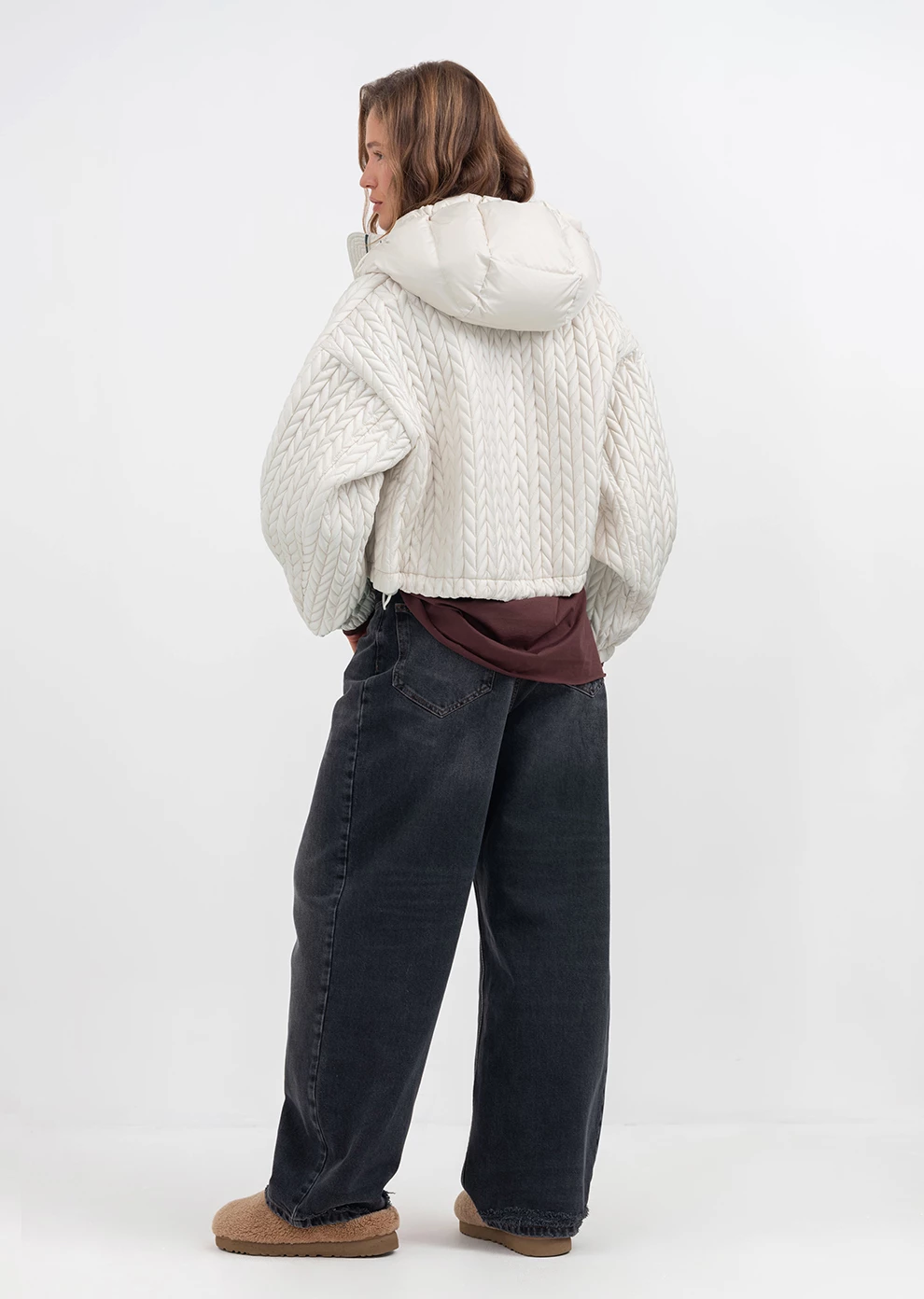 Укороченная утепленная куртка (1843UW-1023-A001)