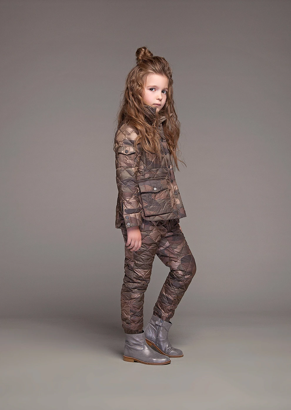 Пуховые брюки (18W252-0023-G0130)