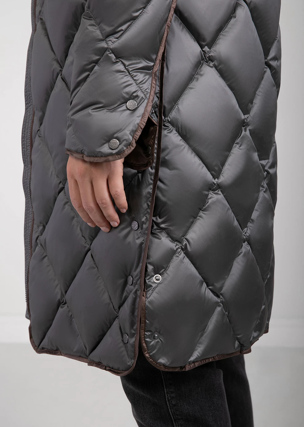 Легкий стёганый пуховик (1146MW-0022-MO026)