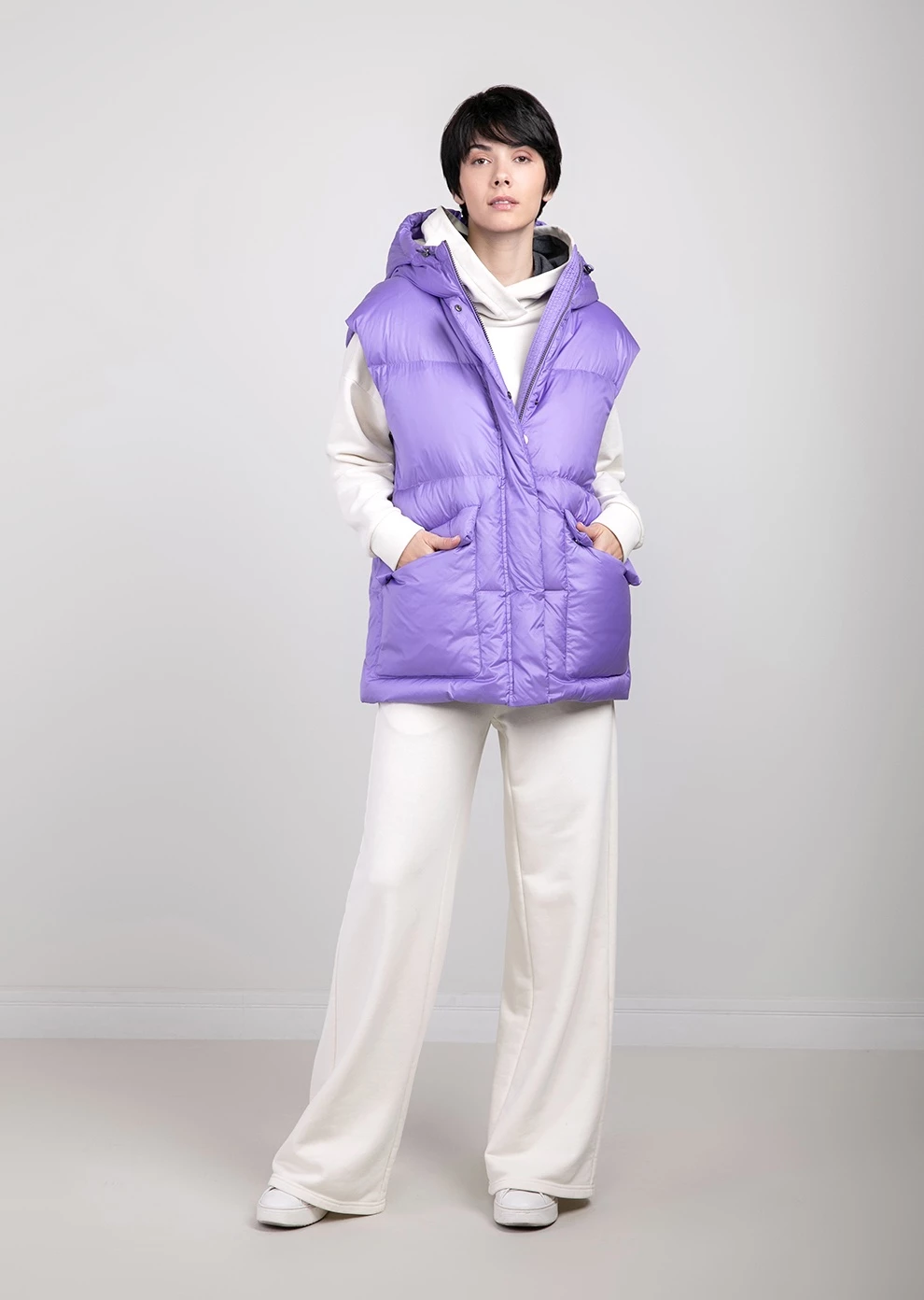 Пуховый жилет (1181OW-0058-OB077)