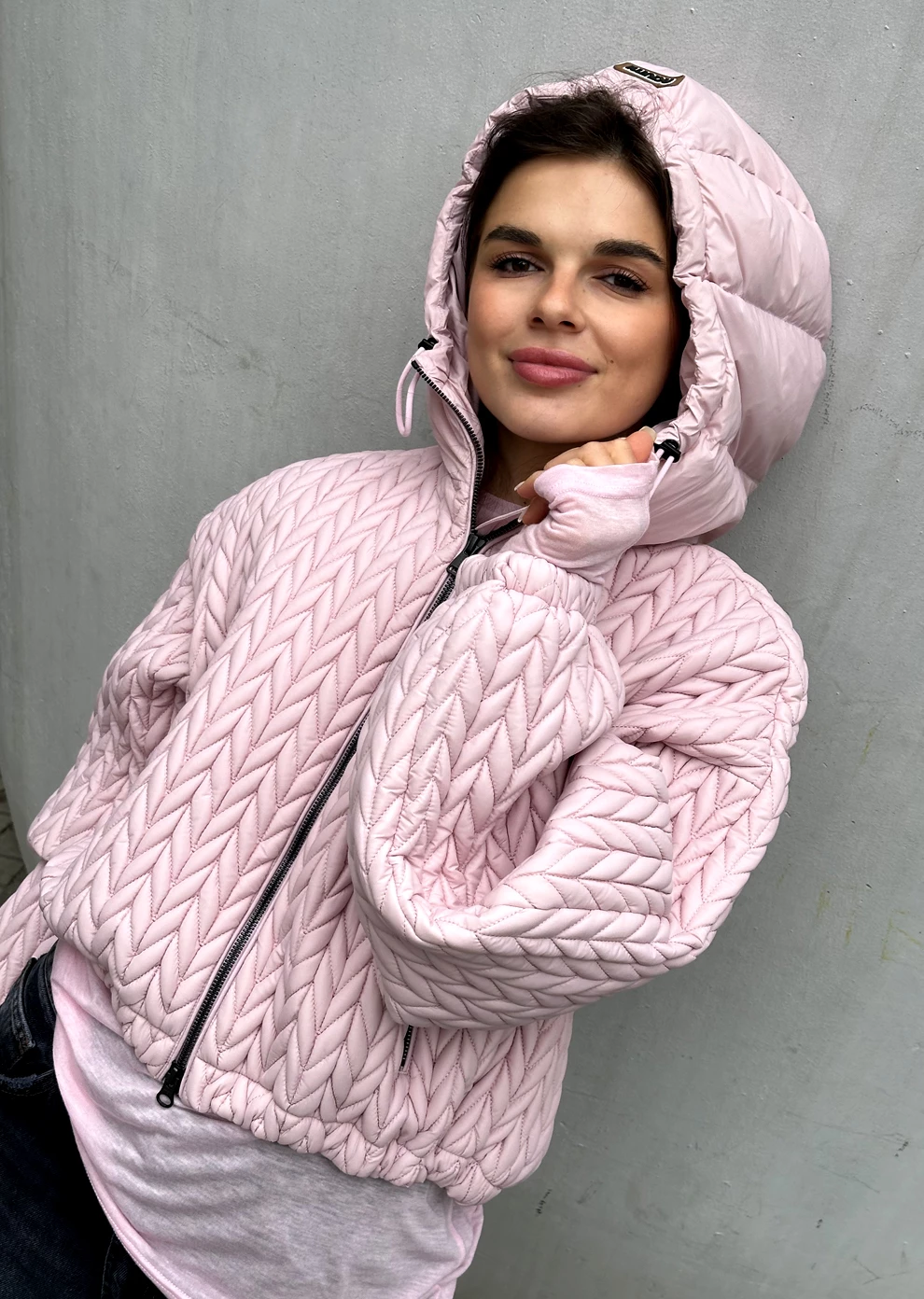 Укороченная утепленная куртка (1843UW-1023-A309)