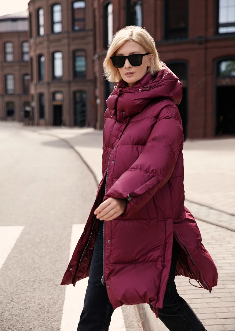 Пуховик с капюшоном (1197KW-0011-KK019)