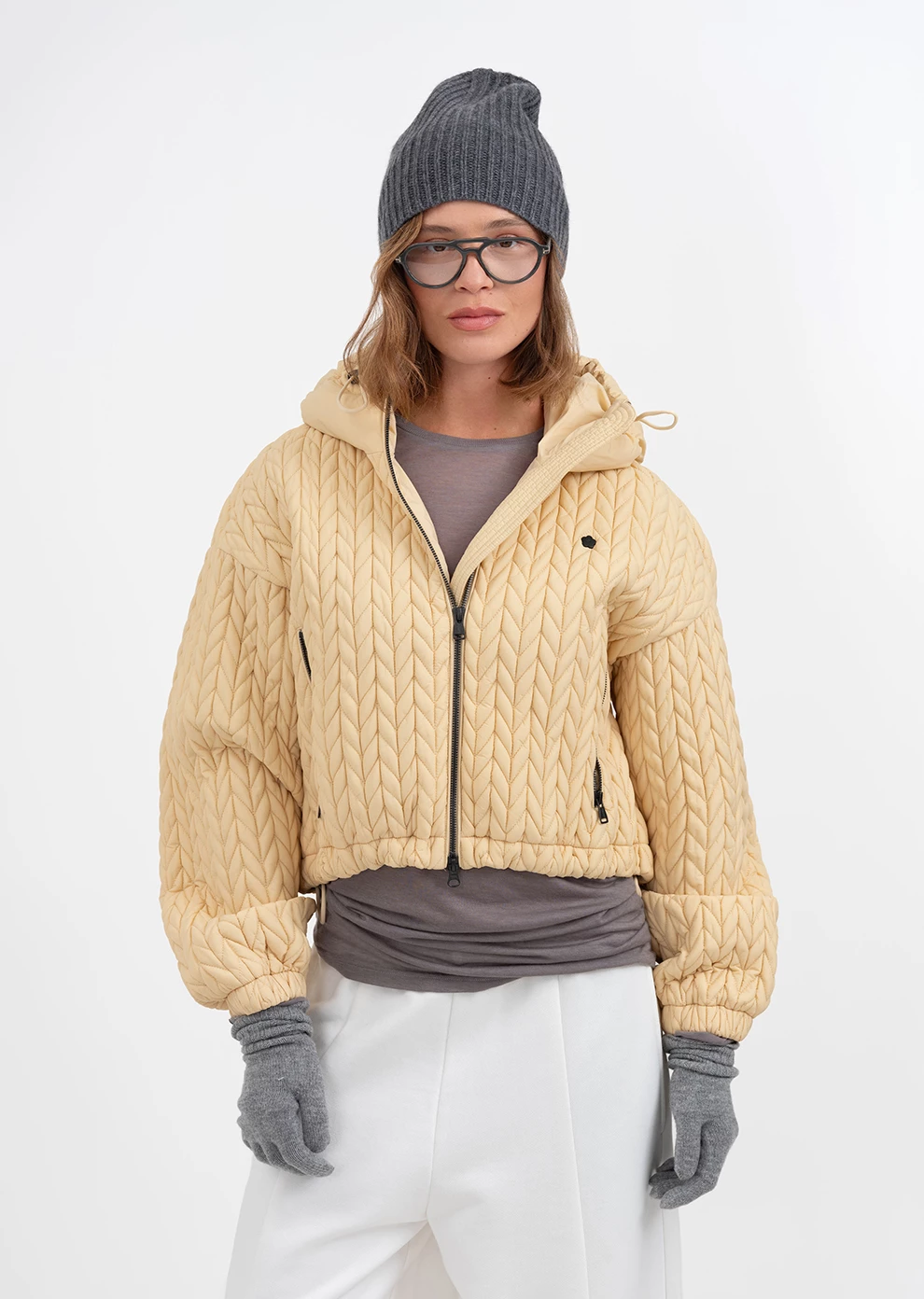 Укороченная утепленная куртка (1843UW-1023-A509)