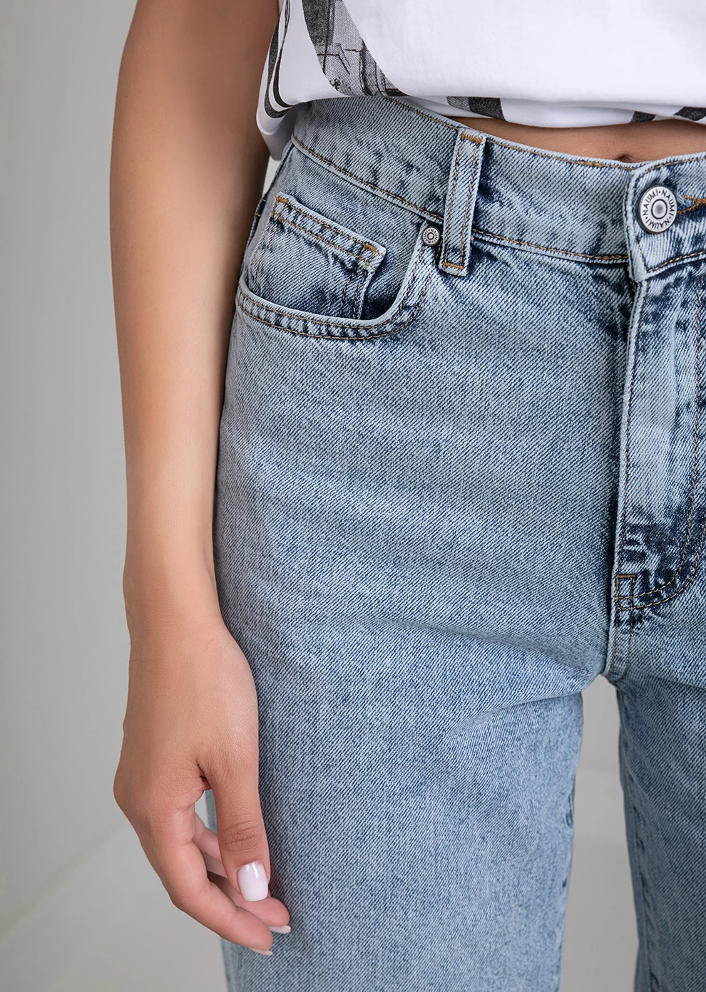 Джинсы клёш (4152LW-0001-LJ400)