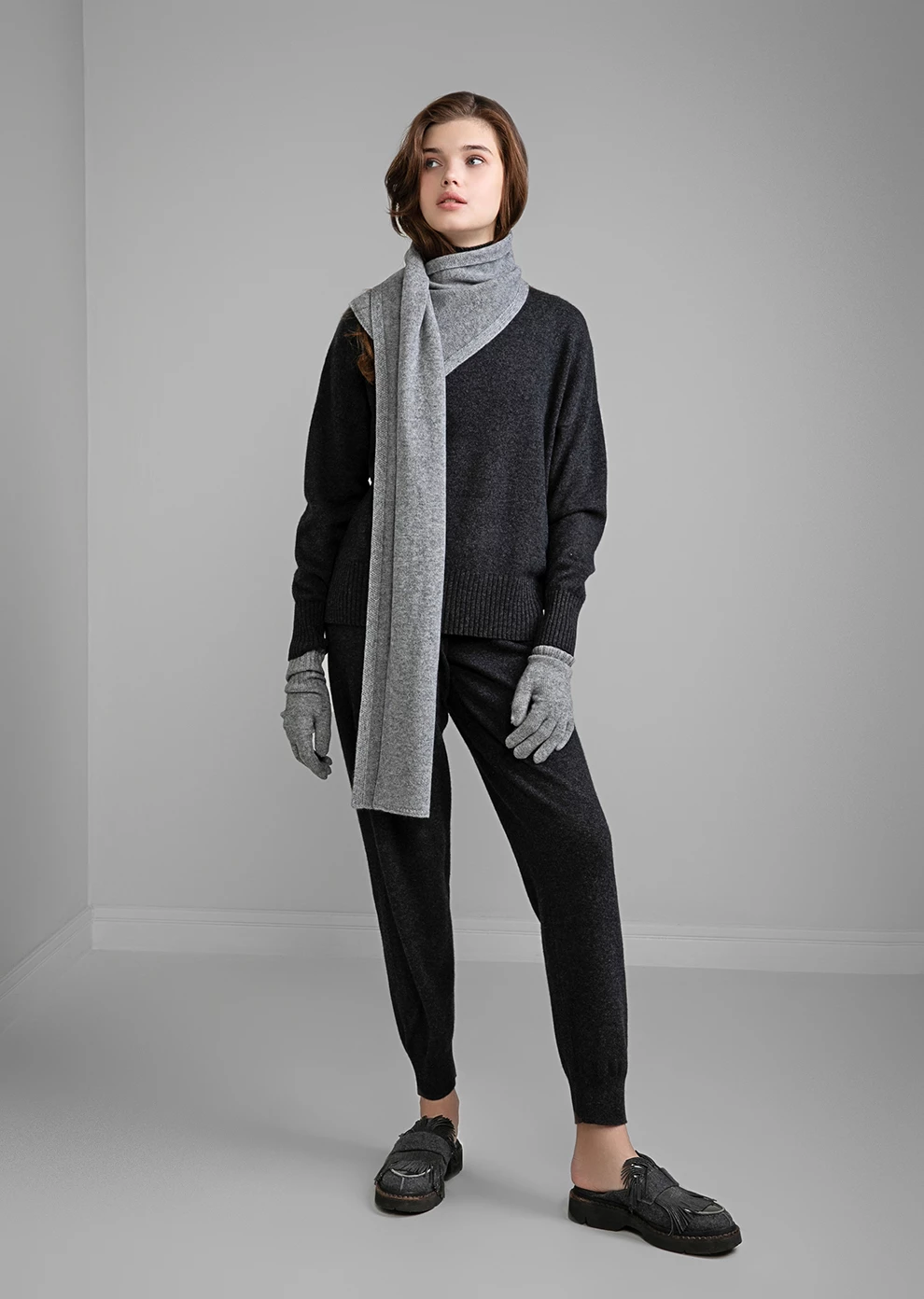 Шерстяной шарф (6342MW-0095-MM026)