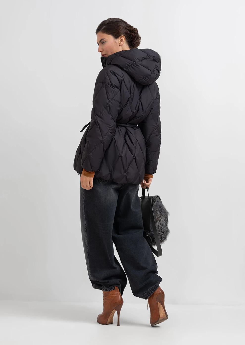 Пуховик демисезонный с капюшоном  (1166UW-1039-A101)