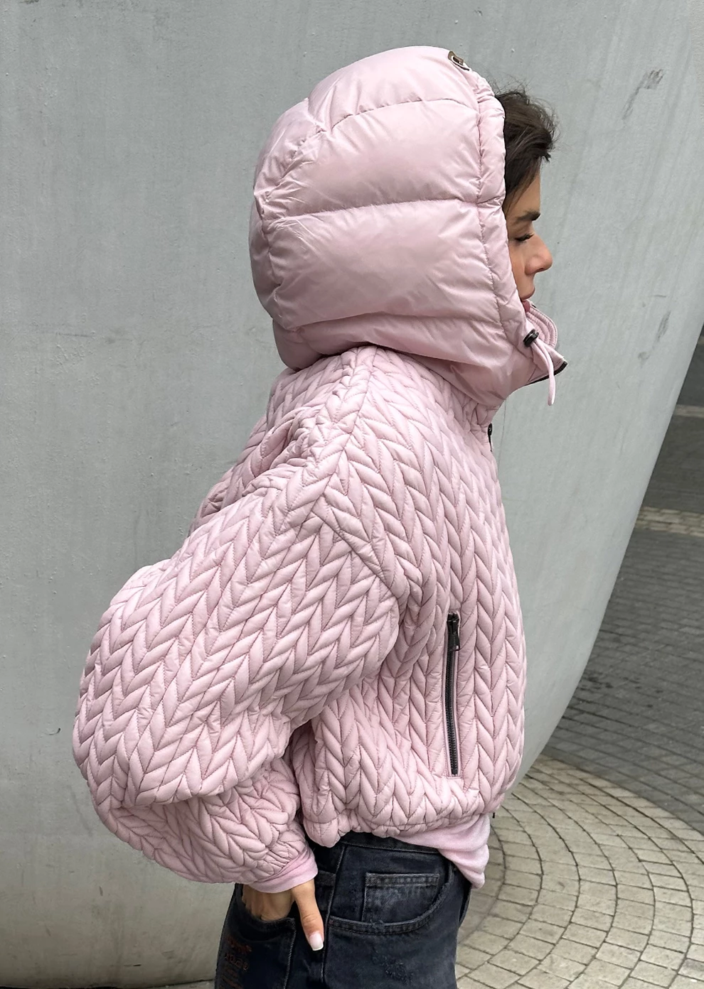 Укороченная утепленная куртка (1843UW-1023-A309)