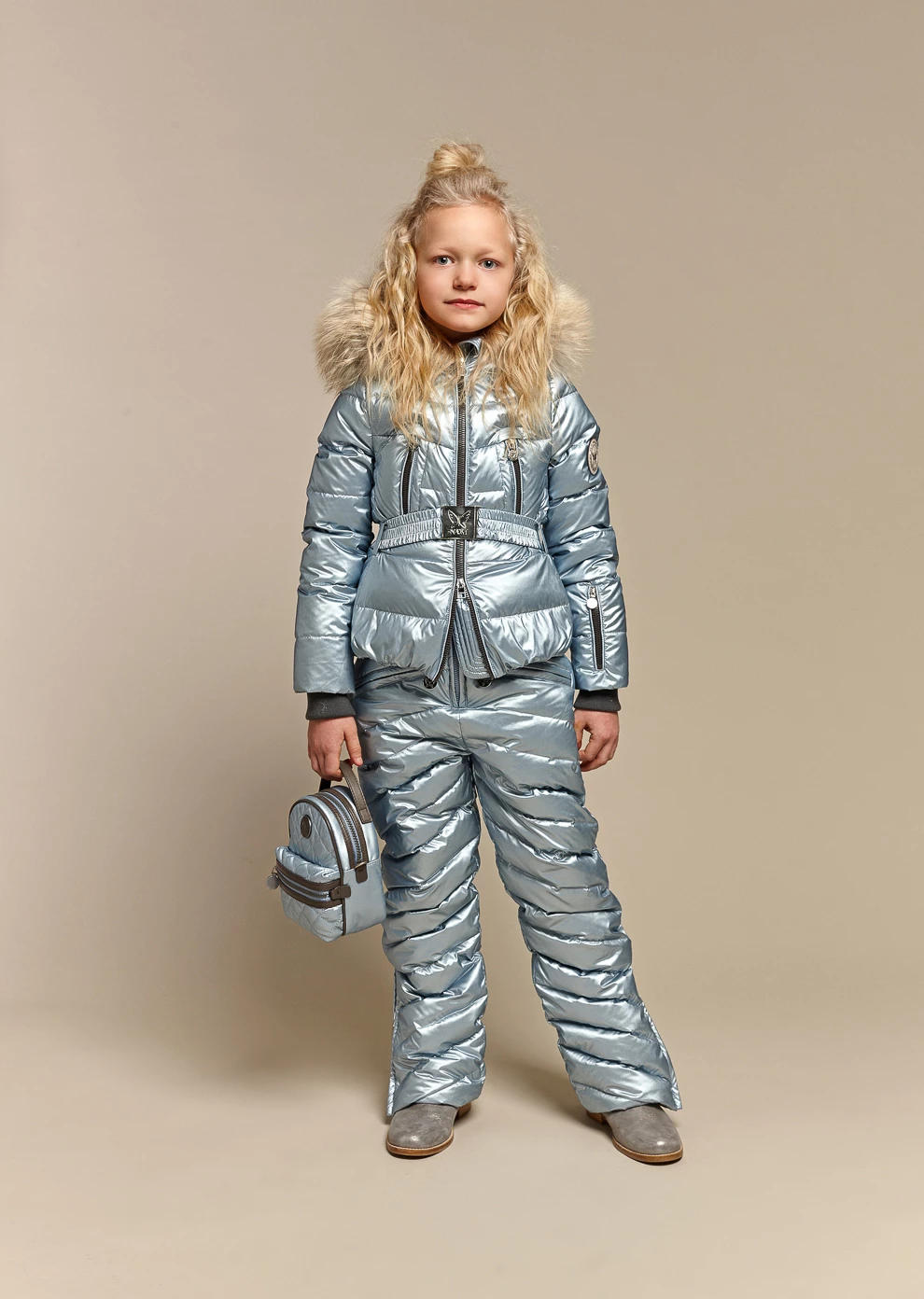 Детская зимняя куртка с мехом (18W221-0233-G0009)