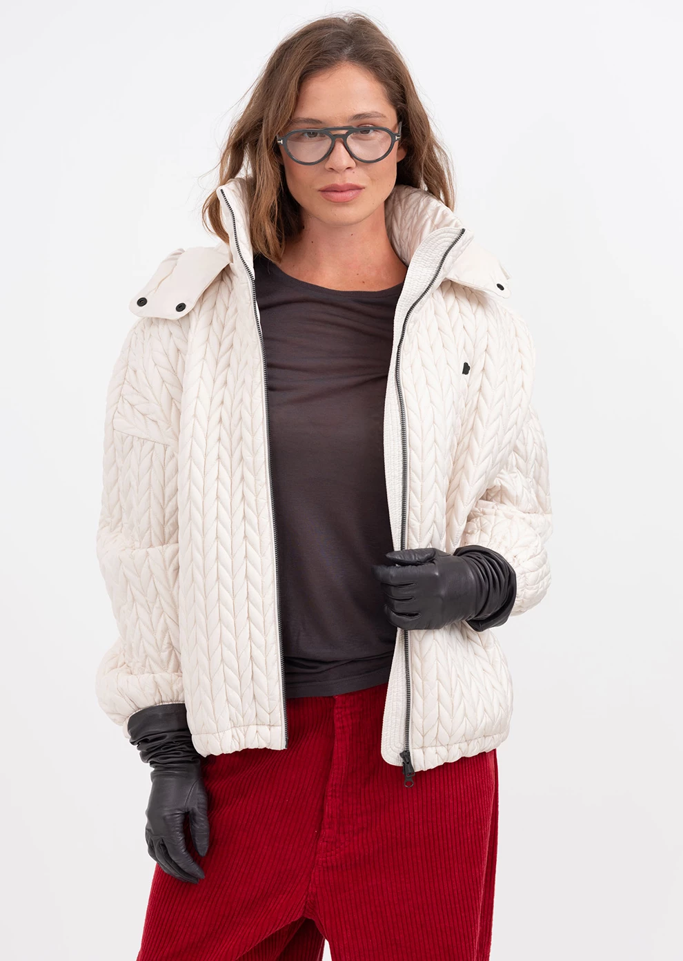 Куртка женская короткая с капюшоном naumi (1875UW-1023-A001)