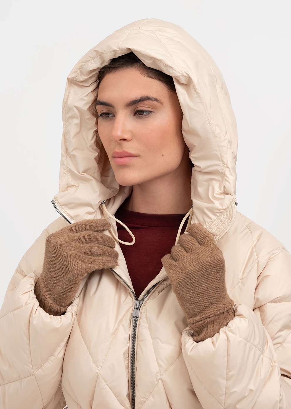 Пуховое пальто с капюшоном (1168UW-1039-A512)