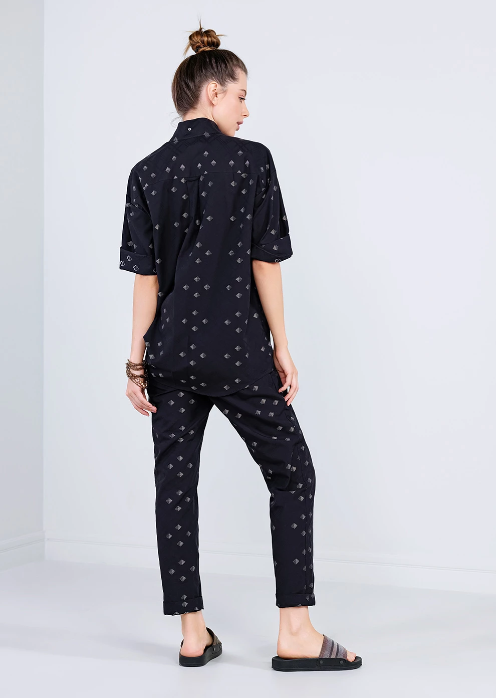 Рубашка из хлопка (7521JW-0019-JD753)