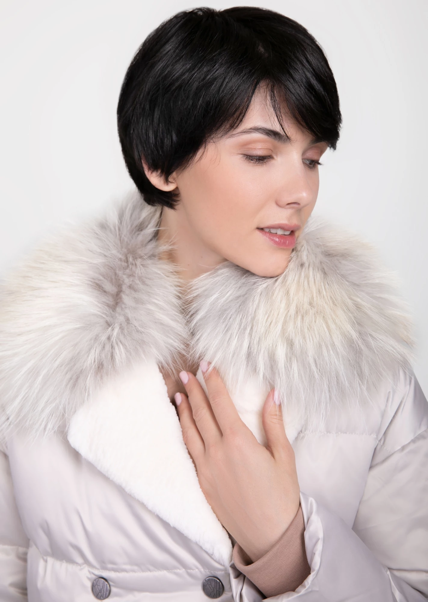 Пуховик с мехом (1740KW-6912-KA049)