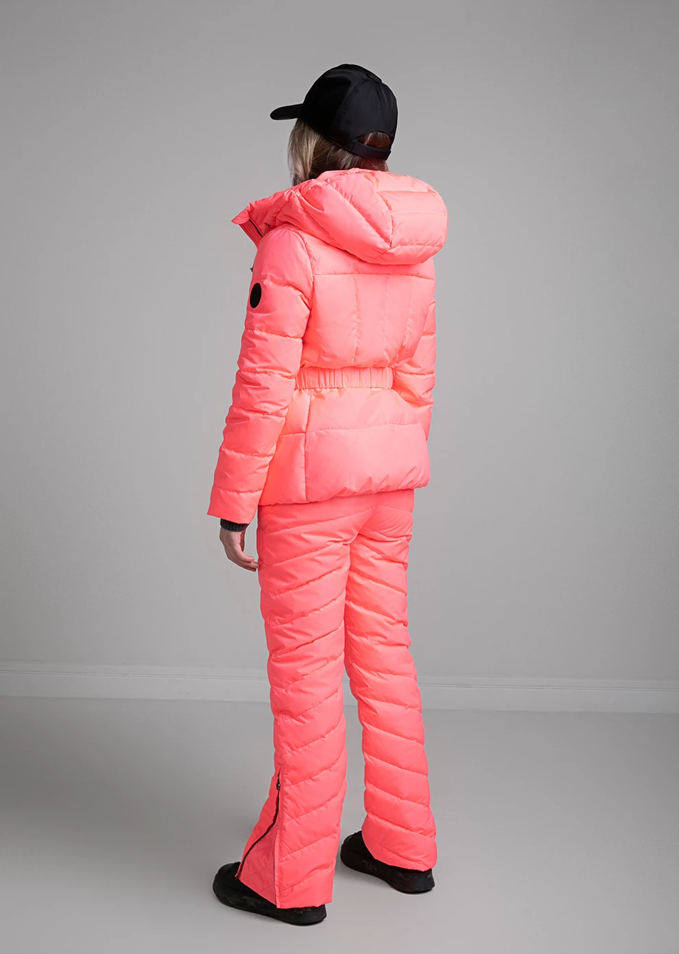 Короткий пуховик с капюшоном (1821MP-0011-MI163)