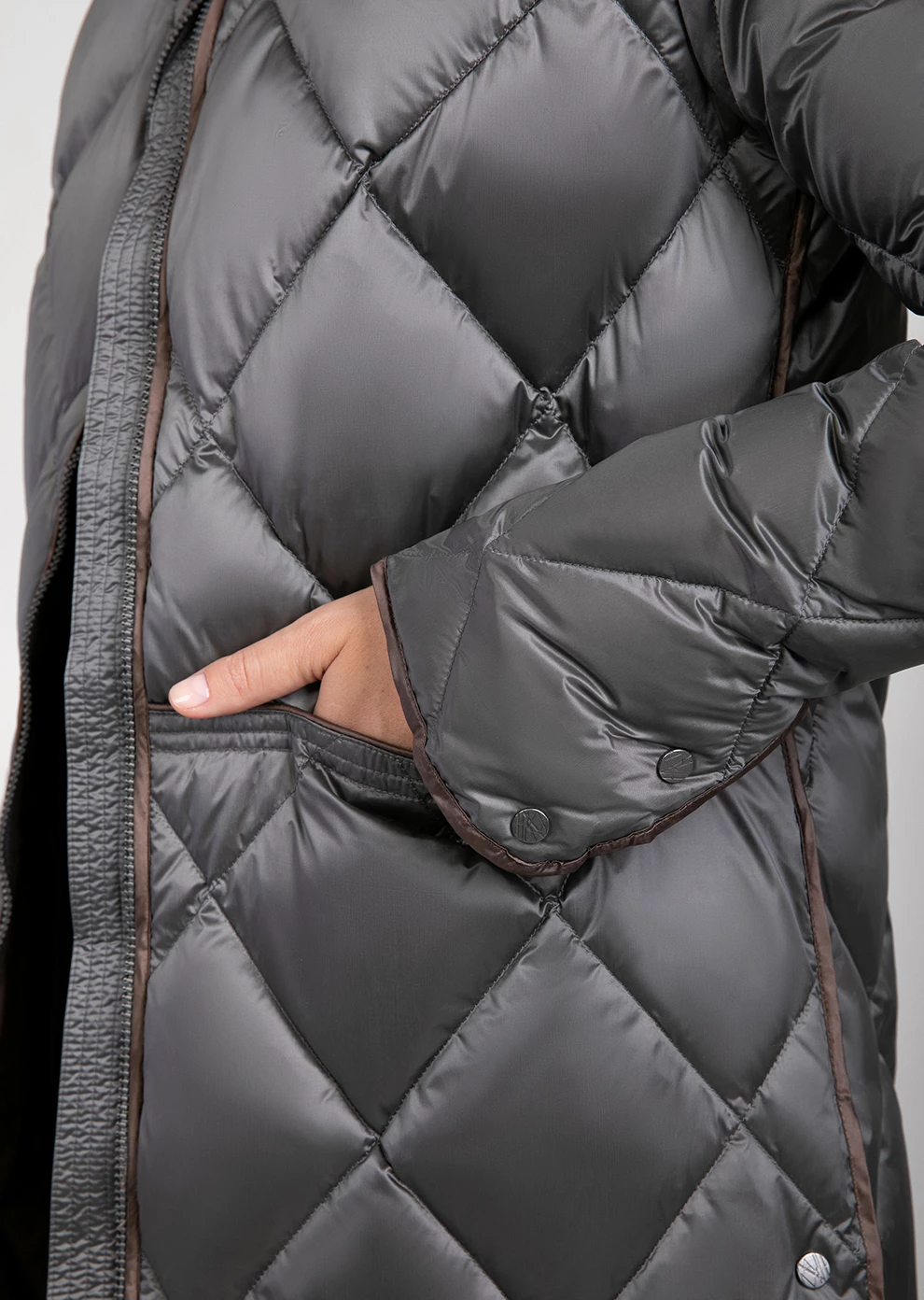 Легкий стёганый пуховик (1146MW-0022-MO026)