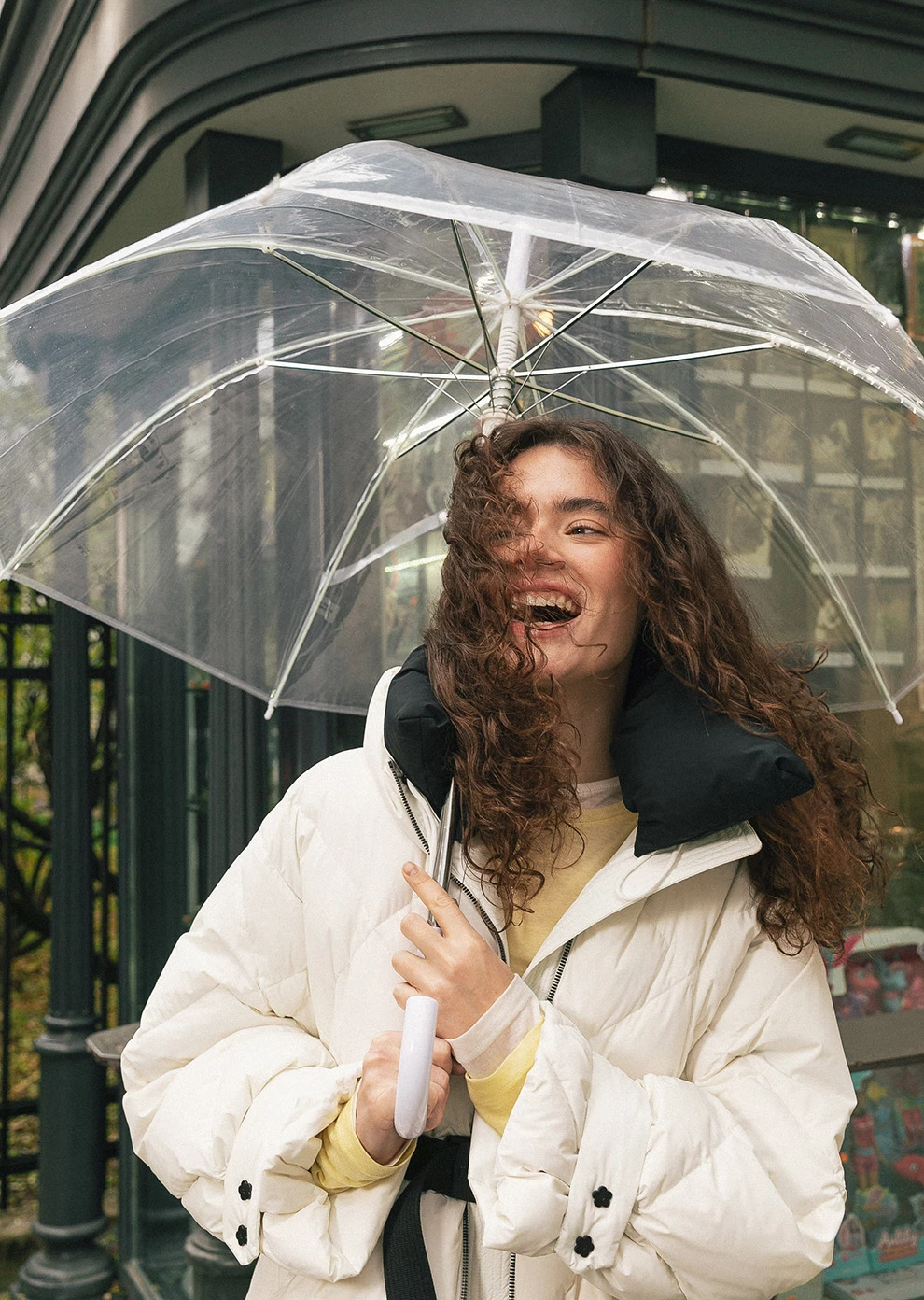 Пуховое полупальто с поясом (1213SW-1005-A001)