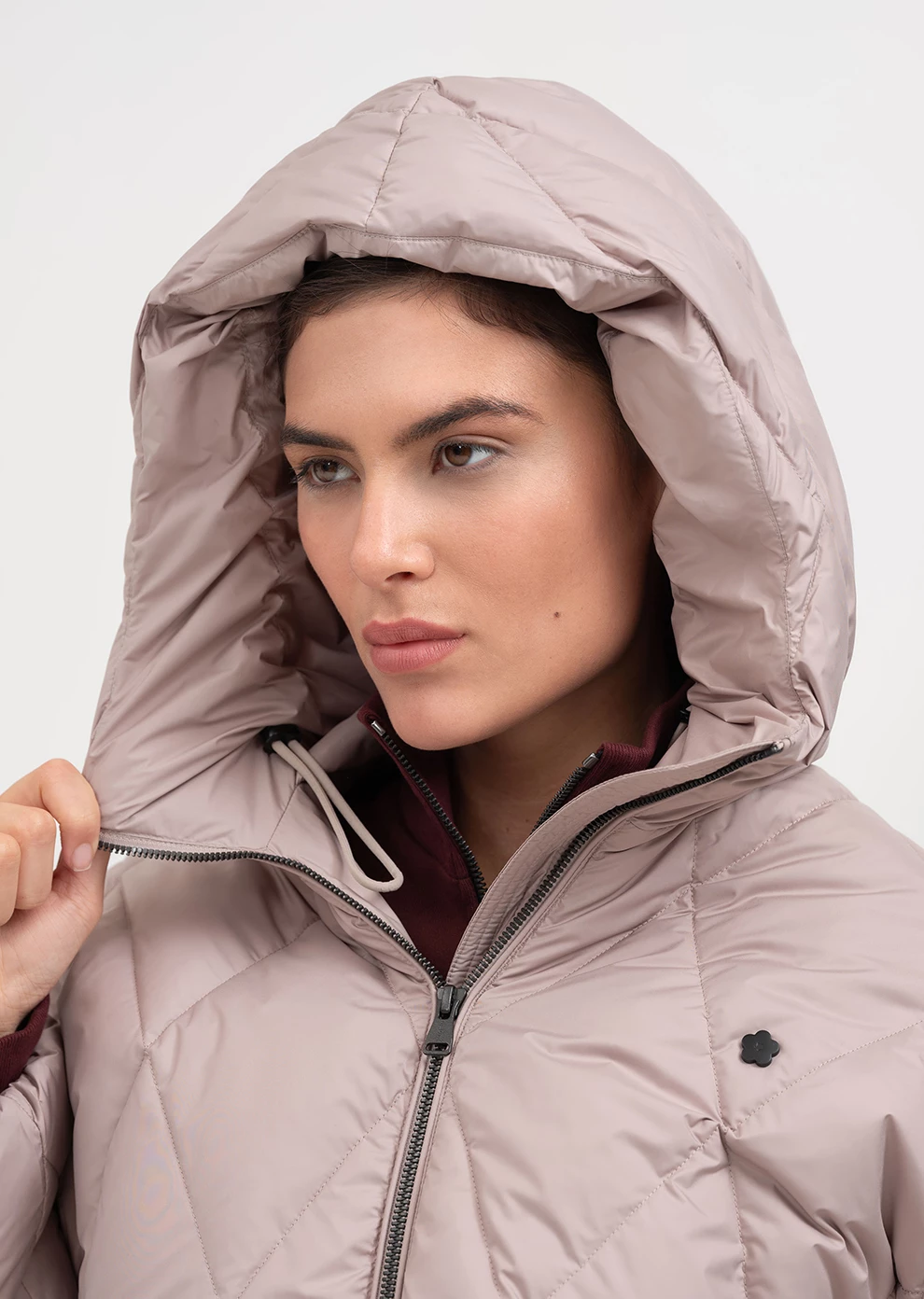 Пуховик женский демисезонный с капюшоном naumi (1166UW-1039-A505)