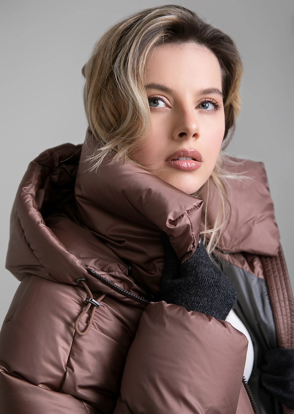 Пуховик с капюшоном (1794MW-0058-MB044)