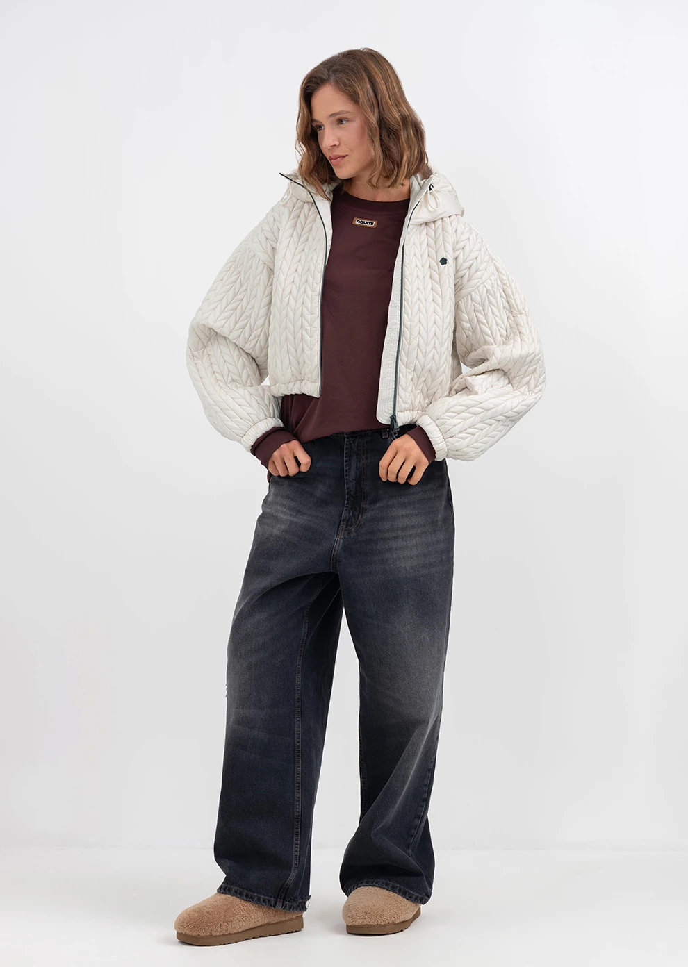 Укороченная утепленная куртка (1843UW-1023-A001)