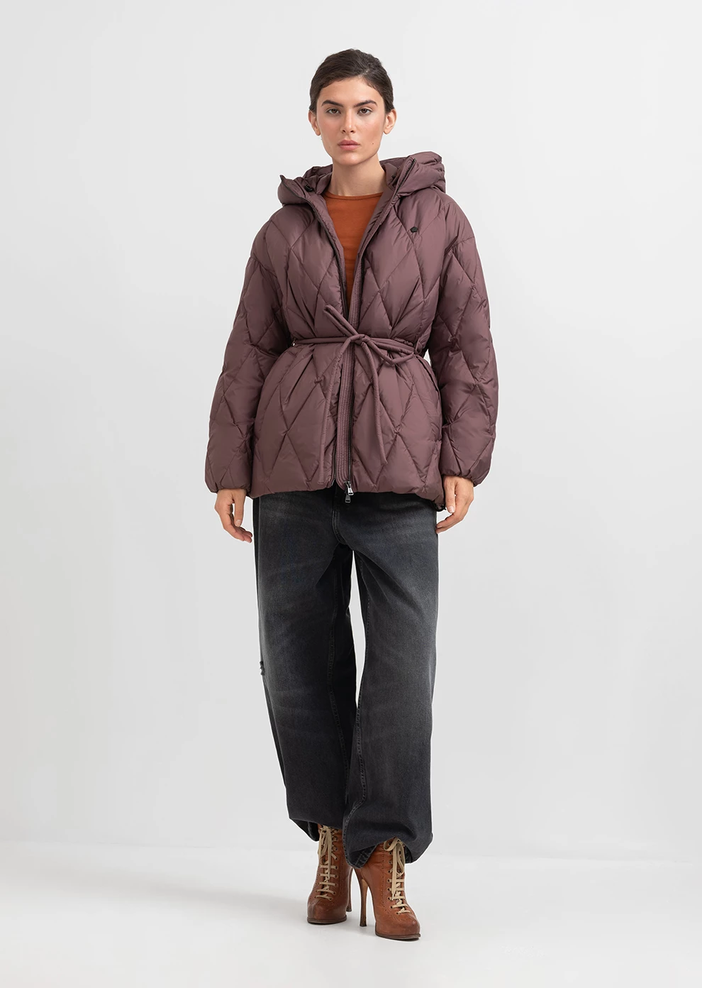 Пуховик демисезонный с капюшоном  (1166UW-1039-A302)