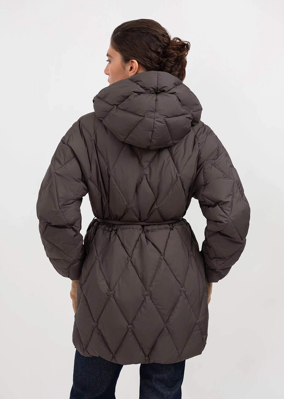 Пуховое пальто с капюшоном (1168UW-1039-A604)