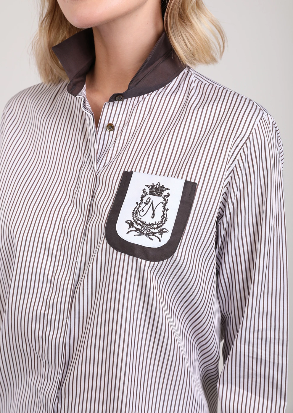 Рубашка из хлопка (7705JW-1101-JT726)