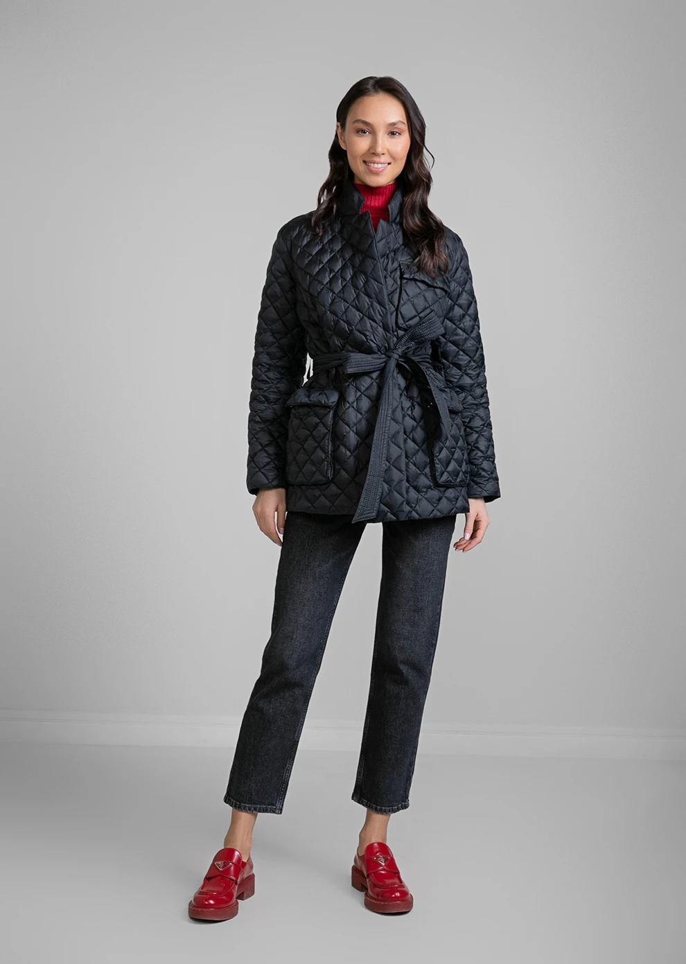 Стёганый пуховый пиджак (1729MW-0012-MK002)