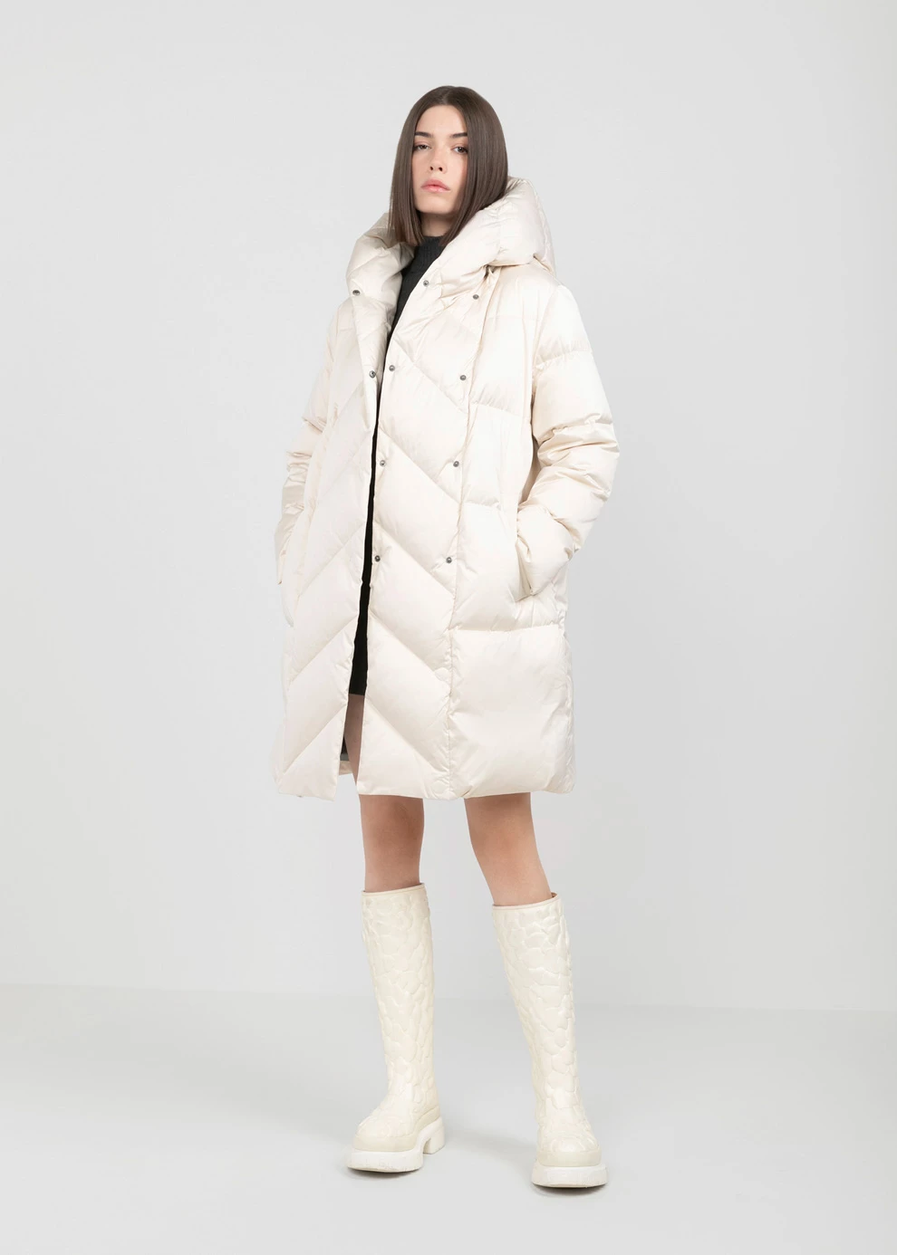 Пуховик с капюшоном (1138QW-0012-QM001)