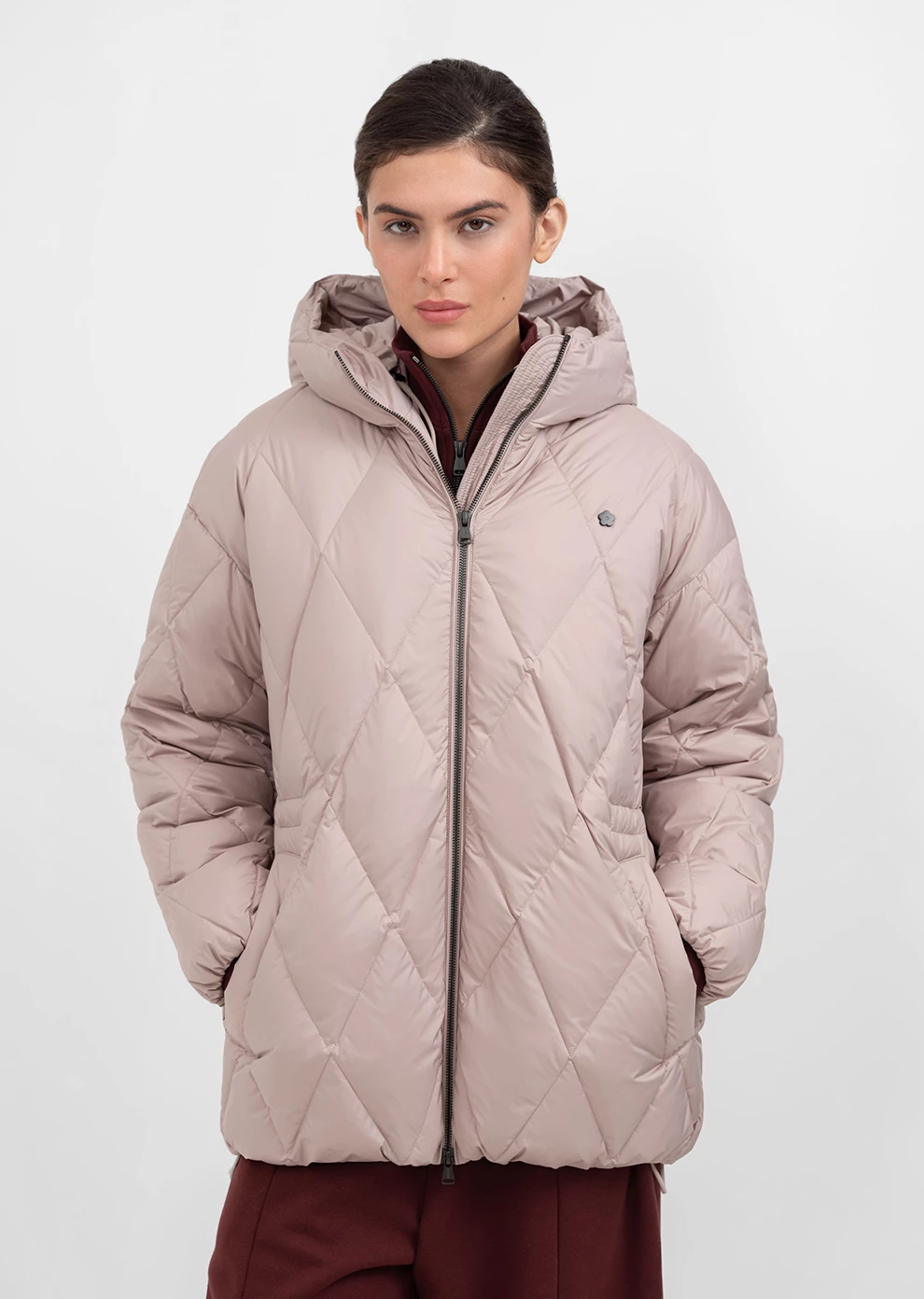 Пуховик женский демисезонный с капюшоном naumi (1166UW-1039-A505)