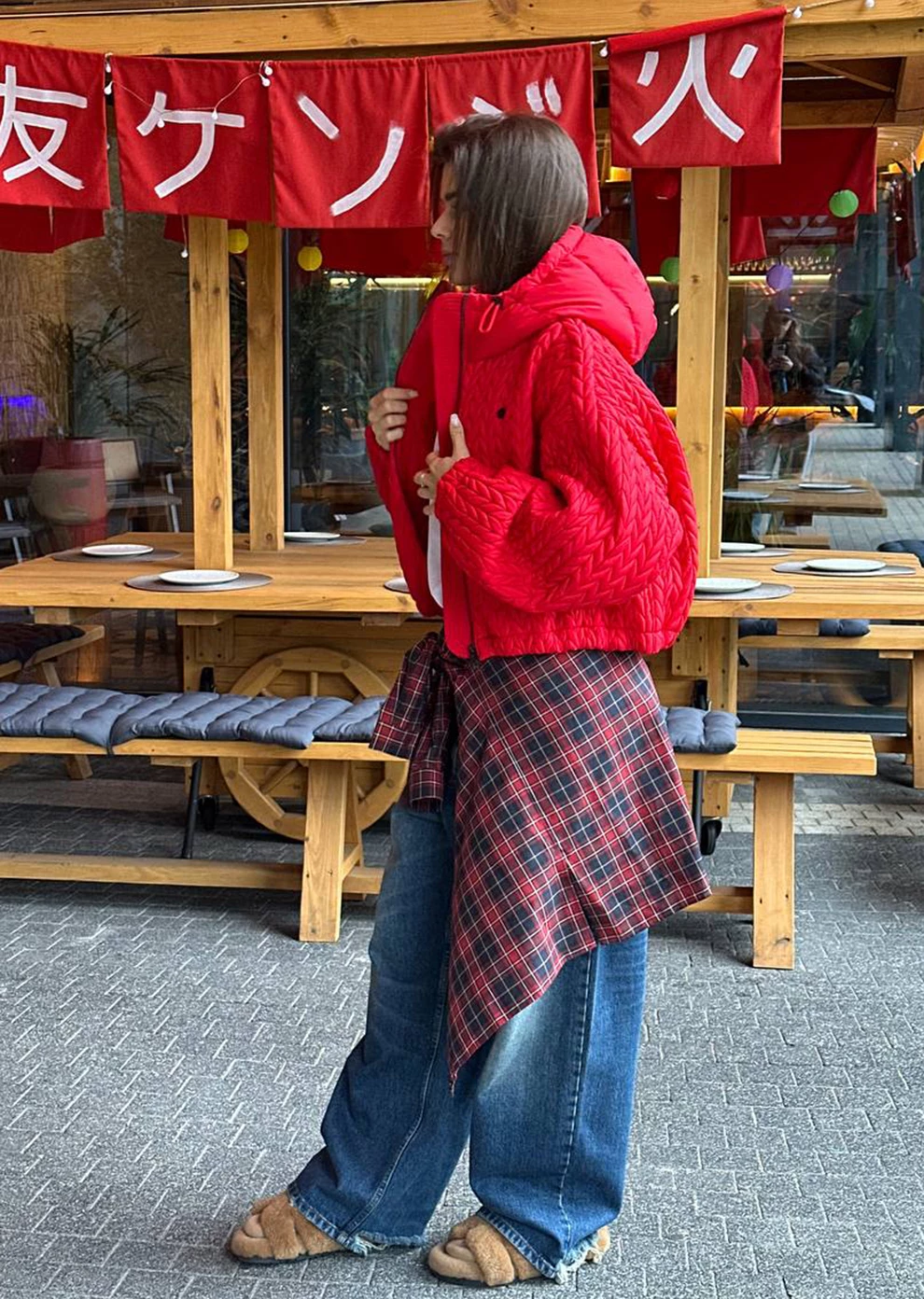 Укороченная утепленная куртка (1843UW-1023-A301)