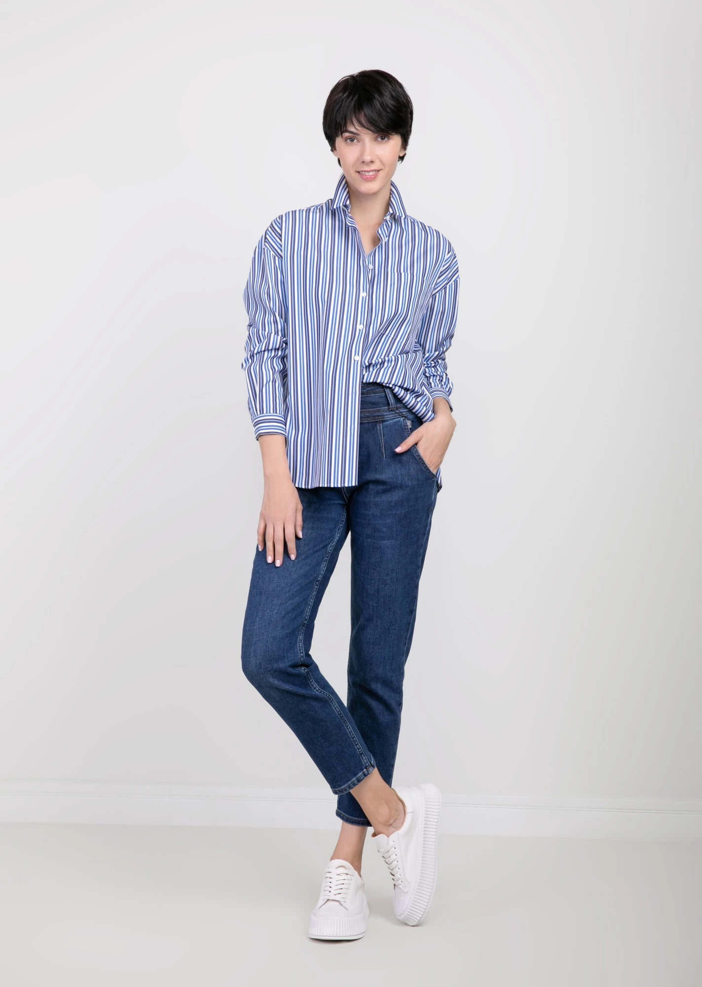 Рубашка из хлопка (7741JW-0001-JR701)