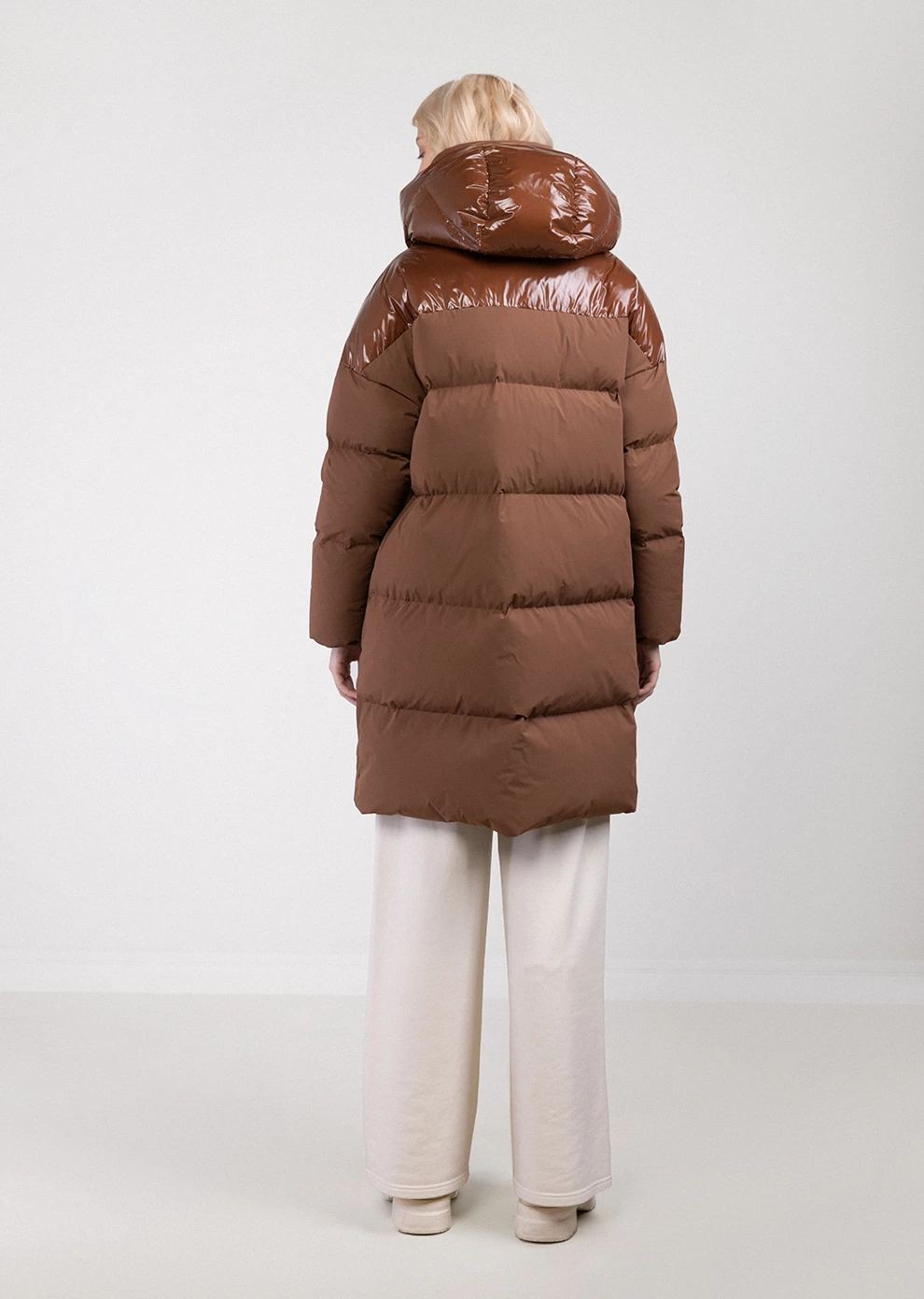 Пуховик с капюшоном (1195OW-0058-OA018)