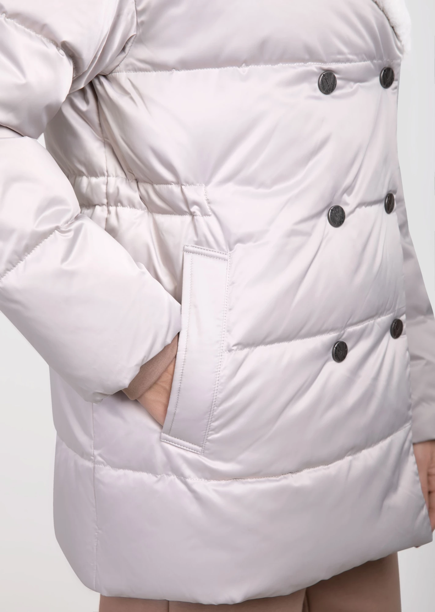 Пуховик с мехом (1740KW-6912-KA049)