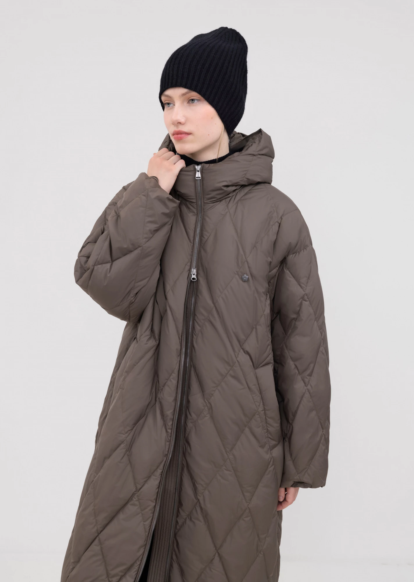 Длинное пуховое пальто (1253SW-1039-A602)