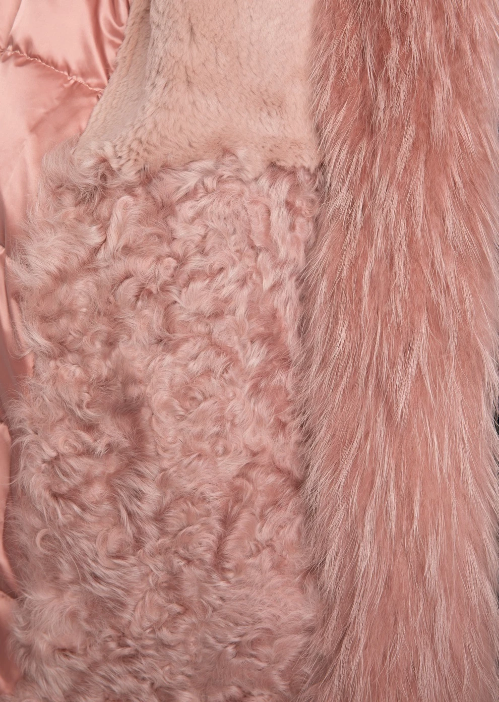 Пуховая парка с мехом (19W765-5243-IZ051)