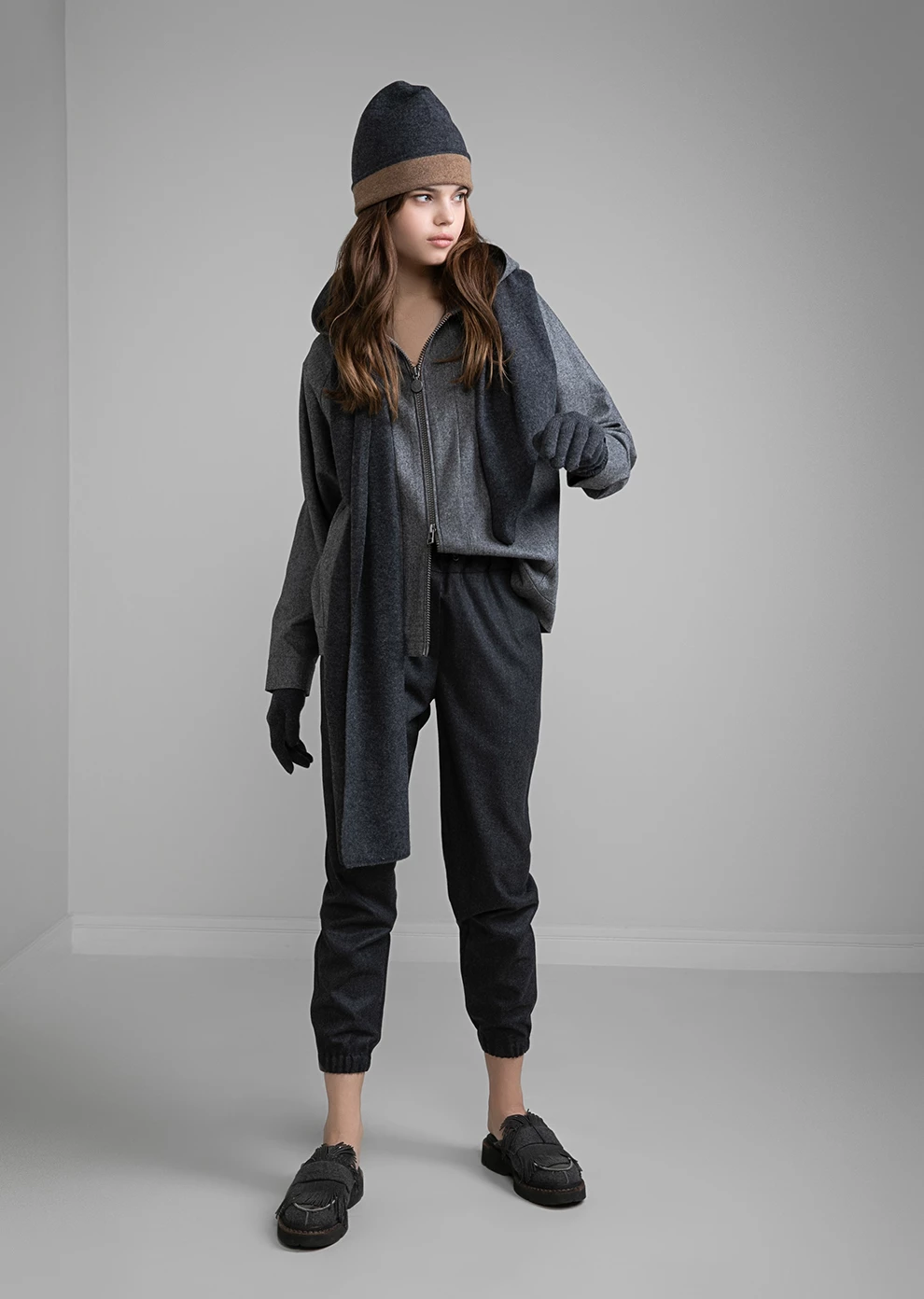 Шерстяной шарф (6342MW-0095-MM075)