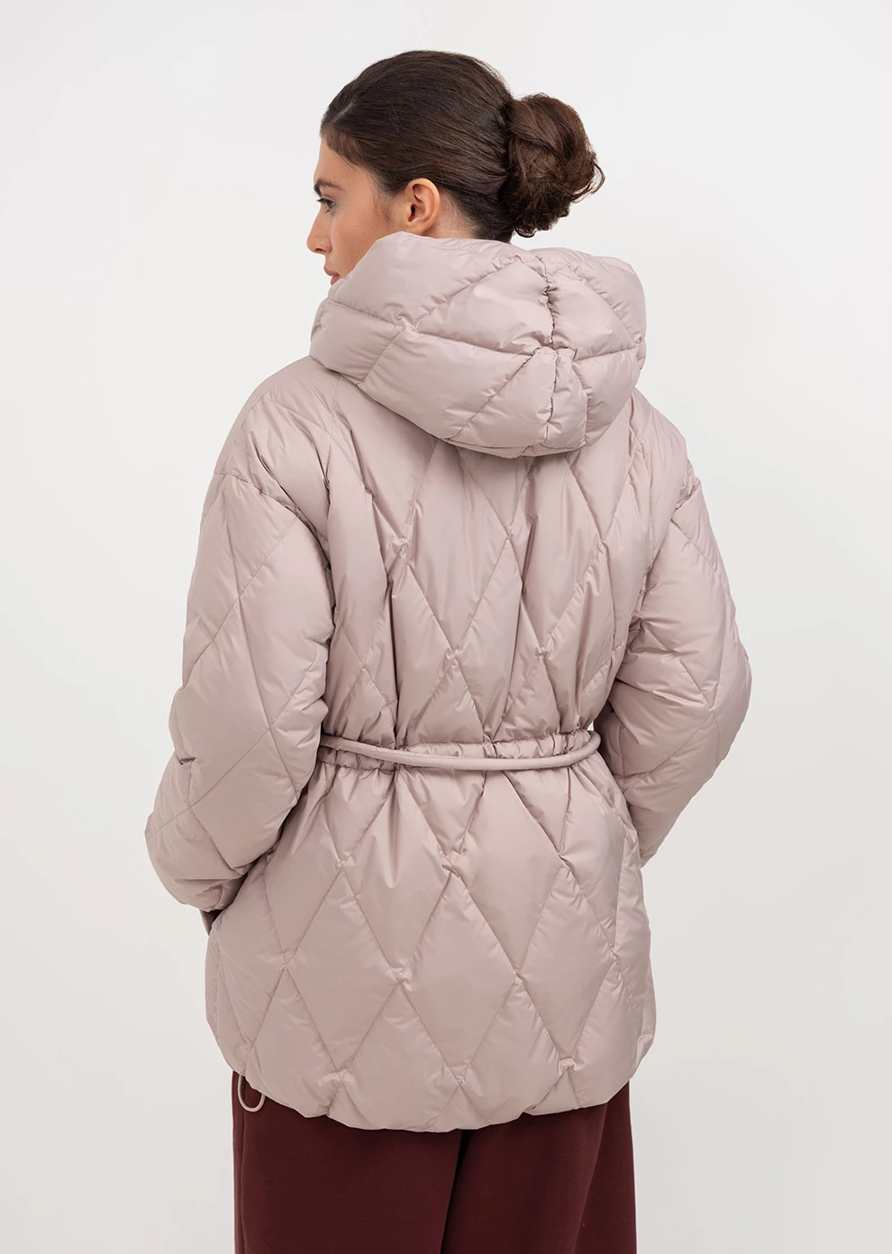 Пуховик женский демисезонный с капюшоном naumi (1166UW-1039-A505)