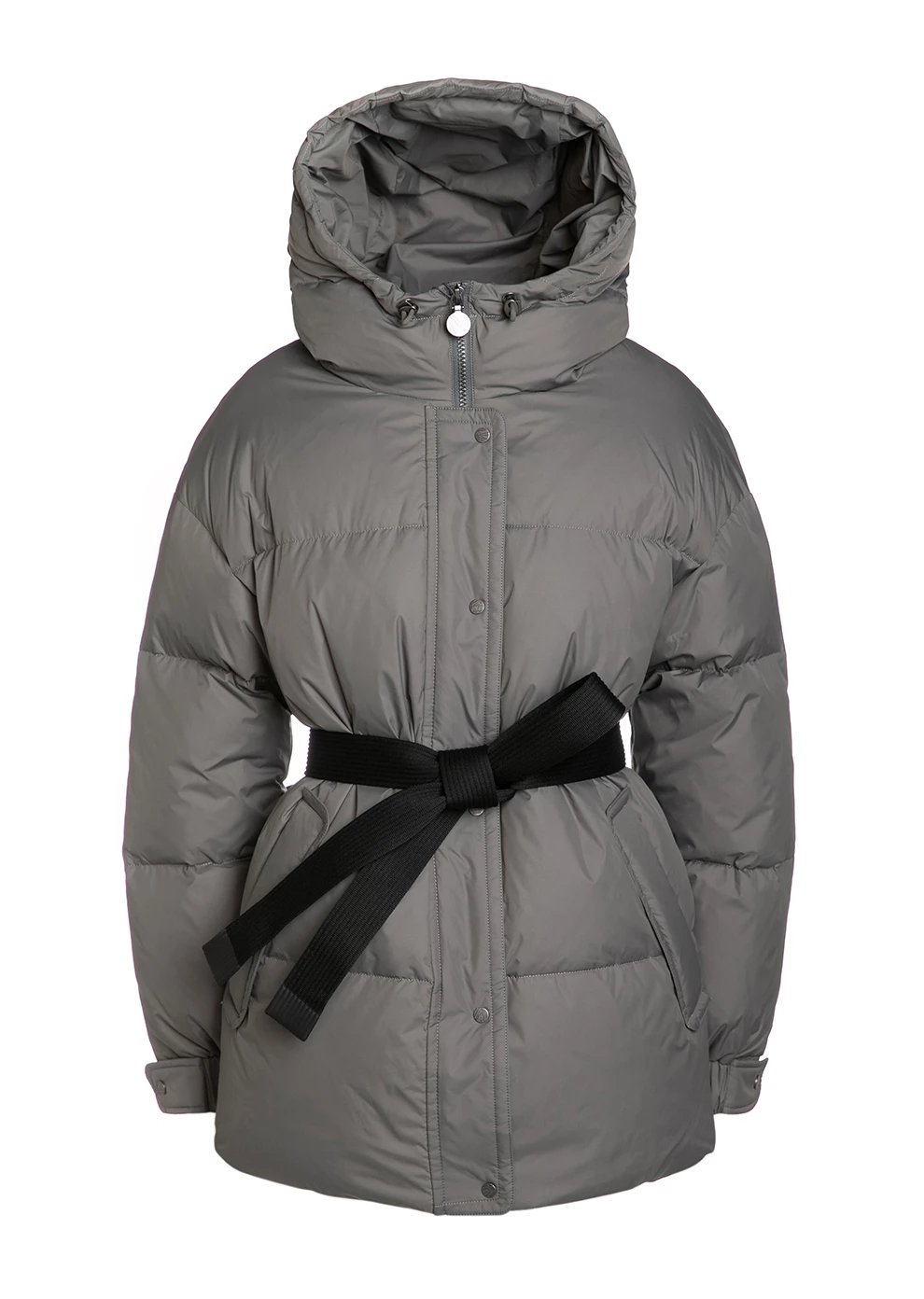 Короткий пуховик с капюшоном (1746OW-0058-OR026)