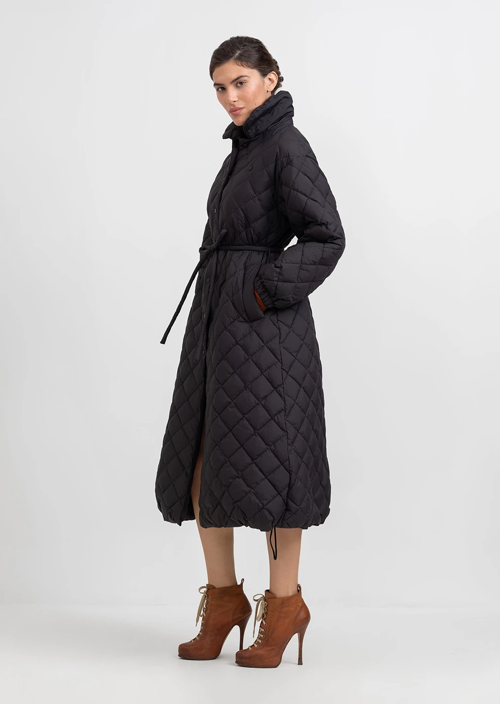 Длинное пуховое пальто (1234UW-1039-A101)