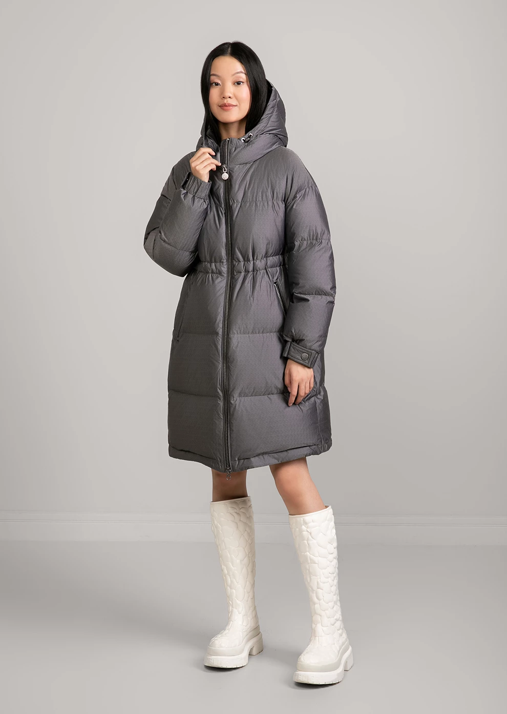 Пуховик с капюшоном (1742OW-0054-OE187)