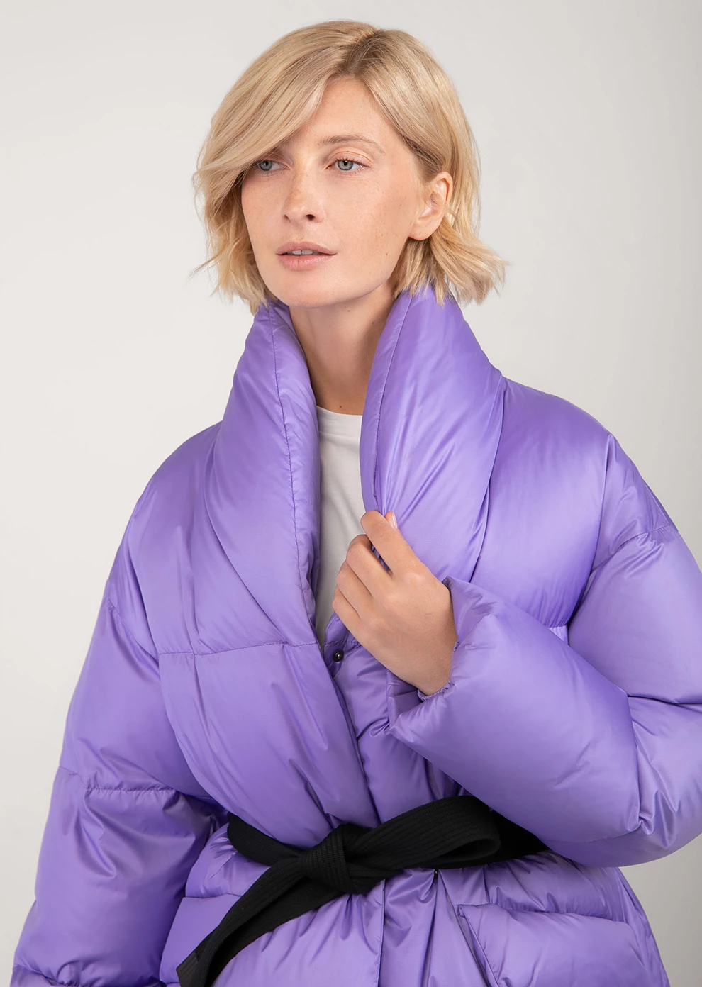 Короткий пуховик (1760MW-0058-MB077)